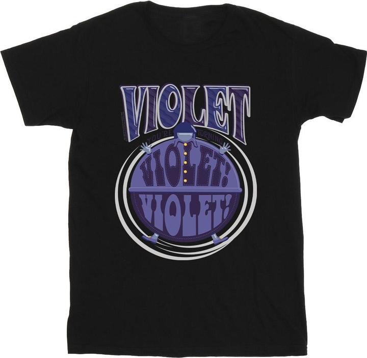 Immagine prodotto Willy Wonka & the Chocolate Factory Violet Turning Violet Maglietta Ragazzi (152, 158)