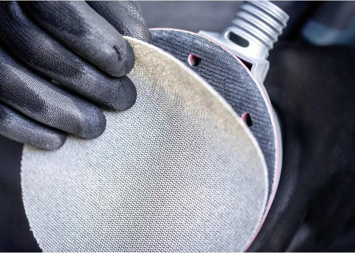Actual product image Bosch Professional Zubehör Expert M480 sanding net for random orbital sander, 125 mm, G 240, 5 pieces (240)