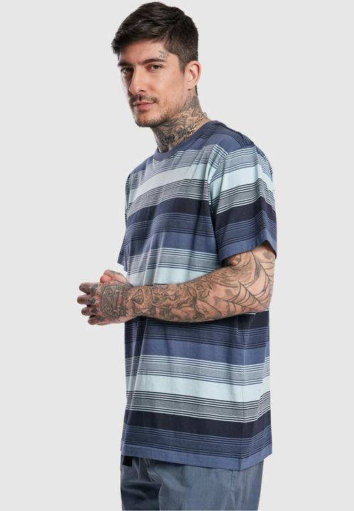Actual product image Urban Classics Yarn Dyed Sunrise Stripe Tee (L)
