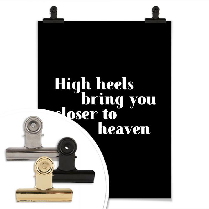 Image du produit Trenddeko Les talons hauts te rapprochent (24 x 30 cm)