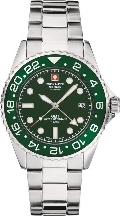 Immagine prodotto Swiss Alpine Military Collezione MASTER DIVER GMT - Orologio svizzero al quarzo (Fatto in Svizzera, 42 mm)