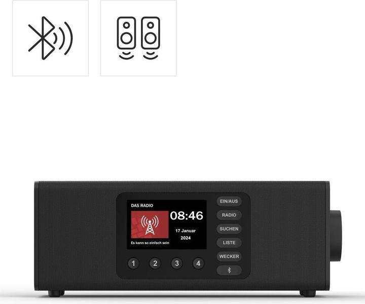 Actual product image Hama DR2002BT (DAB+, DAB, FM, Bluetooth)