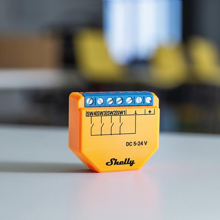 Image du produit Shelly Plus I4 DC (Actionneur de commutation)