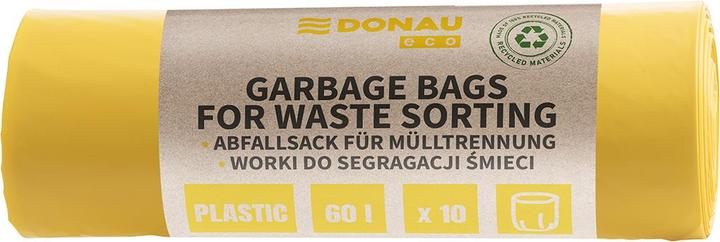 Produktbild Donau Mllscke ECO, zur Kunststofftrennung, 60l, 10 Stck, gelb (10 x, 60 l)