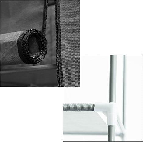 Immagine prodotto Intirilife Armadio pieghevole (108 x 54 x 170 cm)