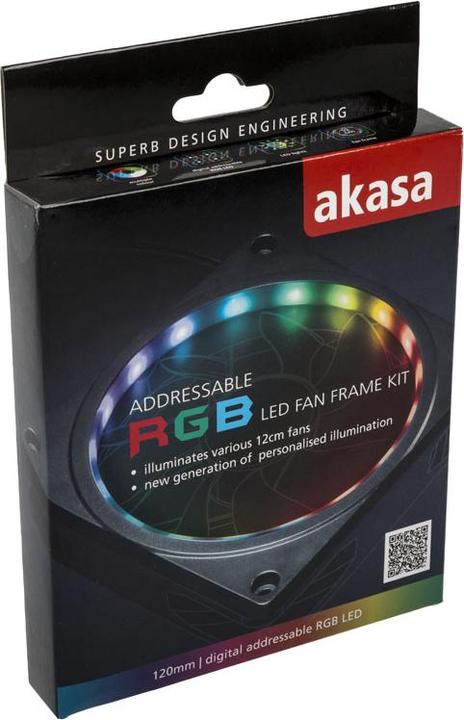 Actual product image Akasa Digital 120mm frame, Digital-RGB