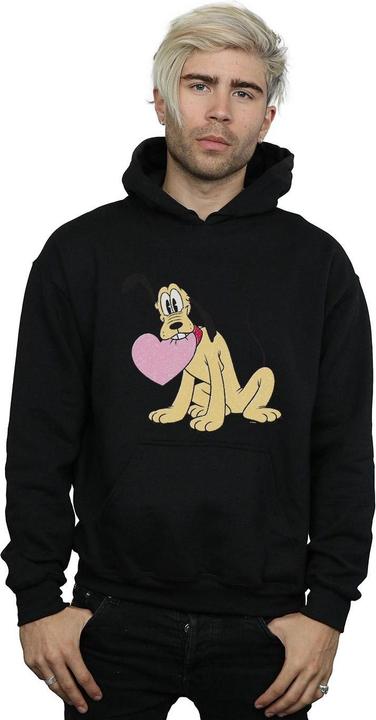 Immagine prodotto Disney Pluto Love Heart Felpa con Cappuccio Uomo (S)
