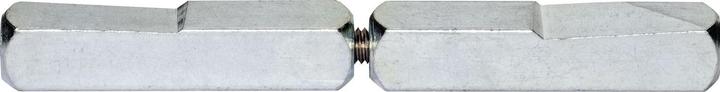 Actual product image BKS Split lever handle pin 78430, LI 25 x LA 45 mm, VK 9 mm, galvanised steel (Door handle)