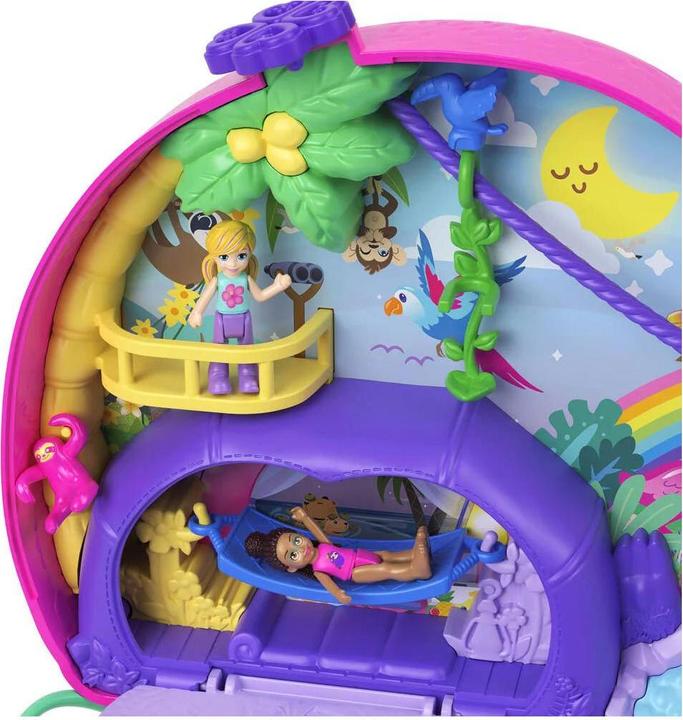 Productafbeelding Polly Pocket Luiaard Familie 2-in-1 Compact Tasje
