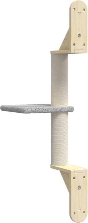 Immagine prodotto VidaXL Graffiatoio con tiragraffi a parete 85,5 cm (85.50 cm, Grigio chiaro)