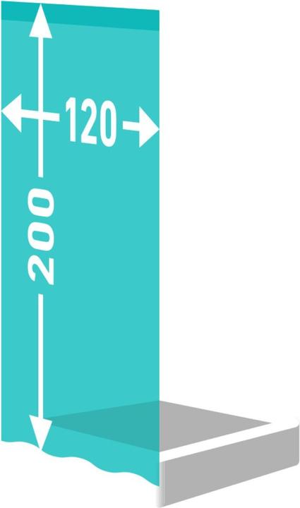 Image du produit Diaqua Rideau de douche textile City (120 x 200 cm)