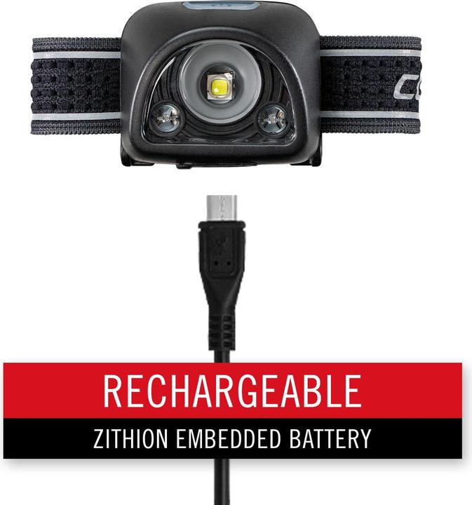 Actual product image Coast Genopladelig Pandelampe FL1R Rødt/hvidt lys 200lumen (435 lm)
