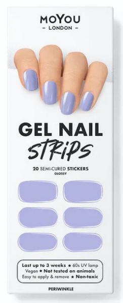 MoYou London Gel Nail Strips Periwinkle