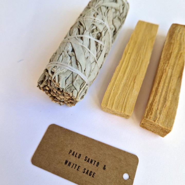 Actual product image Do good club White sage & Palo Santo incense bundle