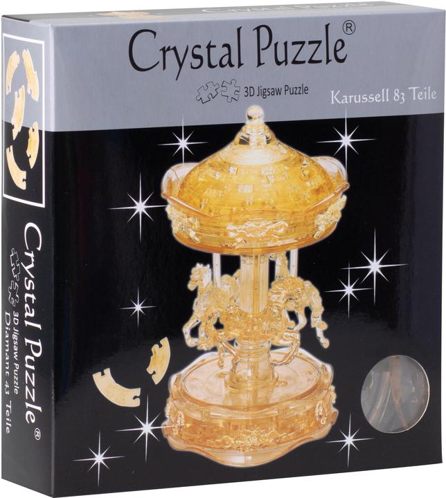 Immagine prodotto HCM Kinzel HCM59152 - Puzzle di cristallo: Carosello 3D - Grande, 83 pezzi (EN, DE), dai 14 anni (83 pezzi)