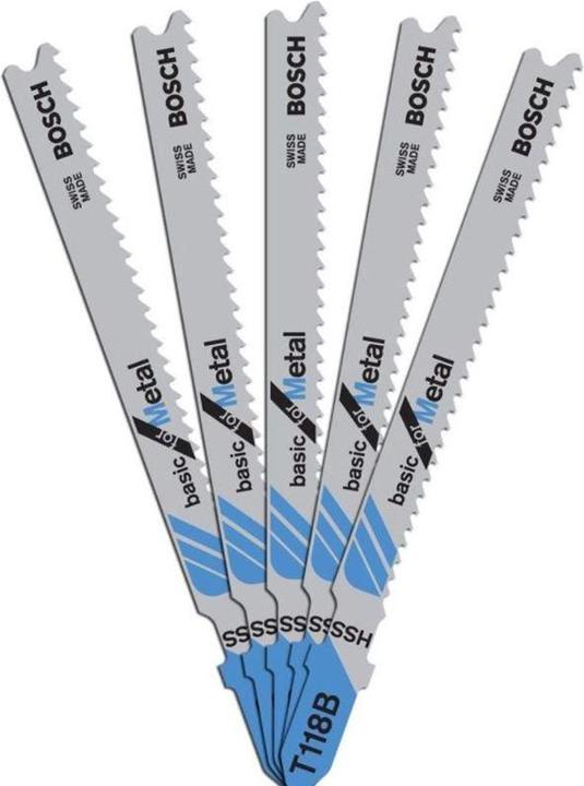 Produktbild Bosch Professional Zubehör Stichsägeblatt T 118 B Basic for Metal, 5er-Pack