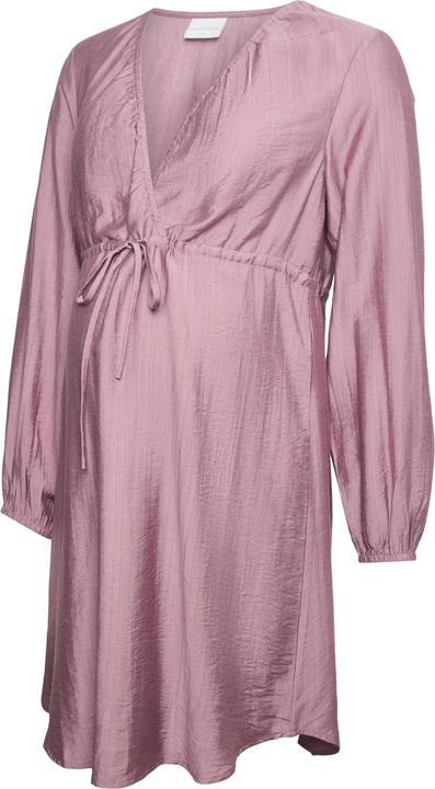 Produktbild Mamalicious Normal geschnitten V-Ausschnitt Elastische Bündchen Kurzes Kleid Kleid (XL)