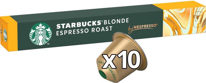 Produktbild Starbucks Blonde Espresso Roast by Nespresso Blonde Roast (10 x Port.)