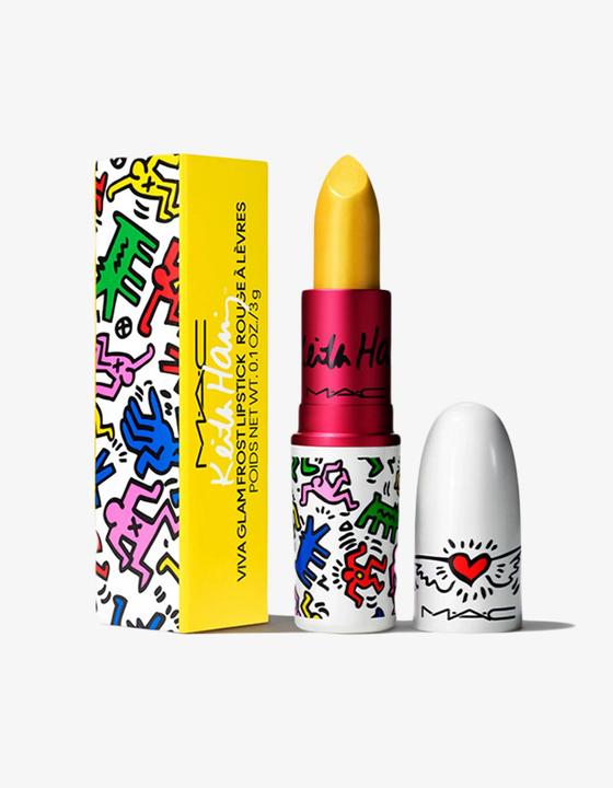 Actual product image MAC Cosmetics Viva Glam X Keith Haring (St. Marks Yellow)