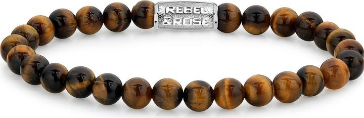 Actual product image Rebel & Rose Stones Only Tiger Lily Bracelet (19 cm, Stainless steel)