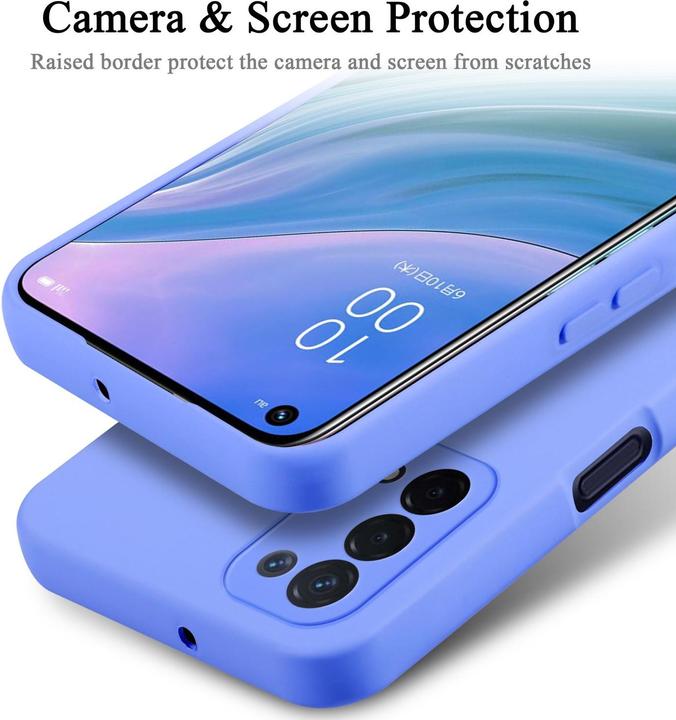 Immagine prodotto Cadorabo Custodia per OPPO A54 5G / A74 5G TPU con design in silicone a protezione dai liquidi (Oppo A74 5G)