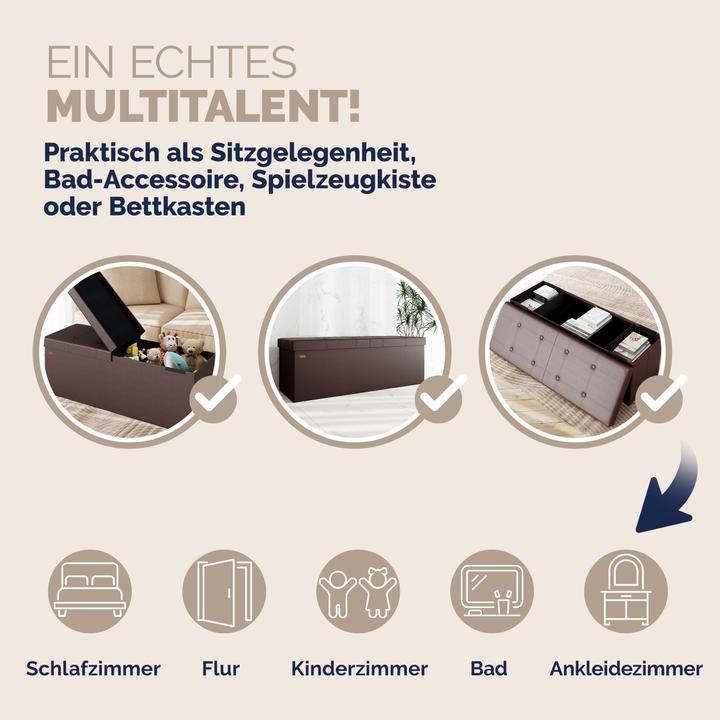 Produktbild Casaria Sitztruhe (115 cm)