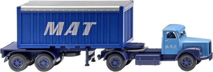 Actual product image Wiking 052604 H0 Scania container semitrailer 20' M.A.T.