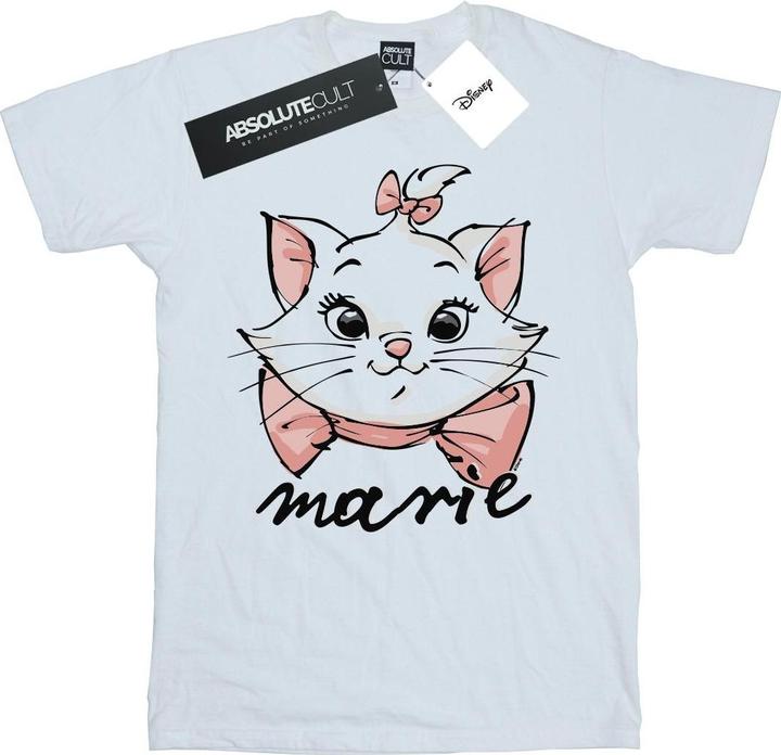 Immagine prodotto Disney The Aristocats Marie Sketch Face Maglietta Ragazze (140, 146)