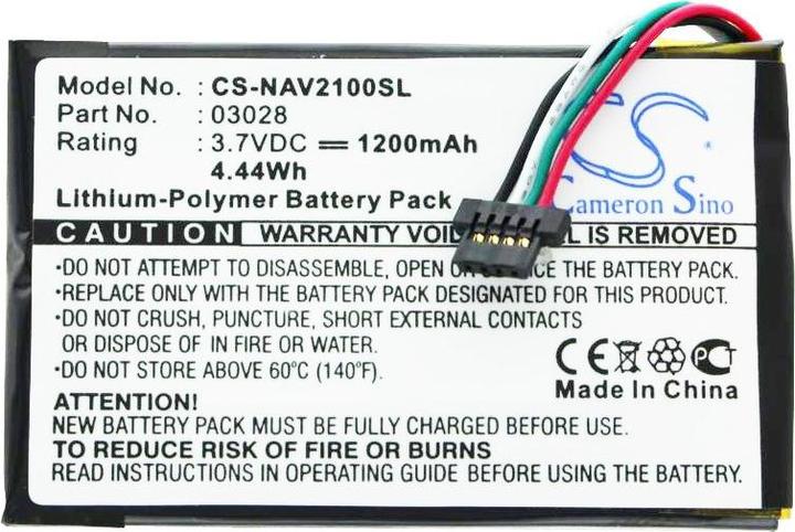 Image du produit Navigon Batterie 2100 Max, 2110 Max, 2120, 2120 Max
