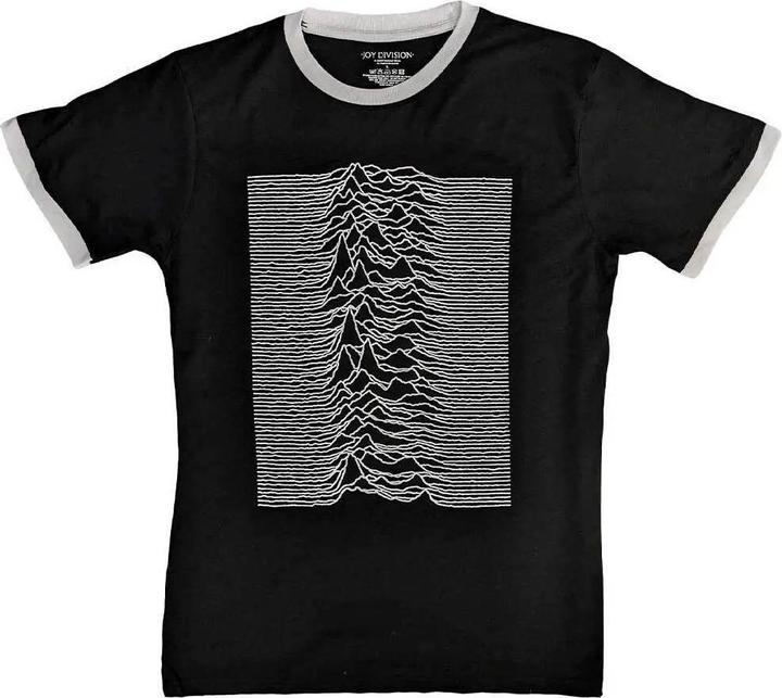 Actual product image Joy Division Unisex Adult Unknown Pleasures Back Print T-Shirt (XL)
