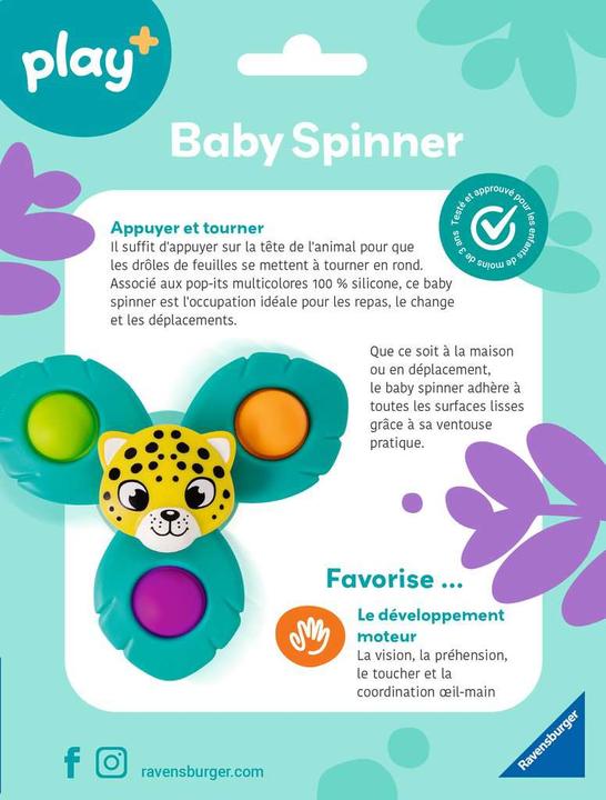 Actual product image Ravensburger Leopard baby spinner