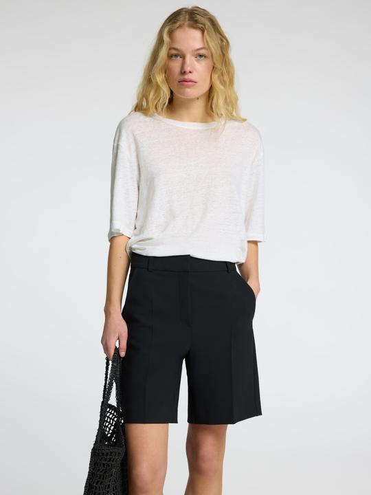 Actual product image Selected Femme Linen T-Shirt (XS)