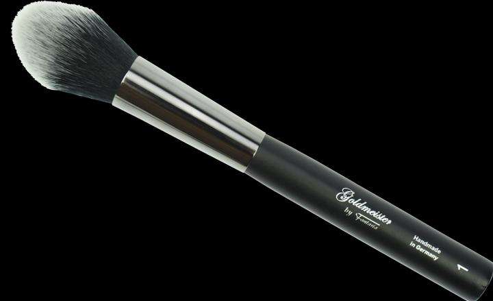 Produktbild Puderpinsel Tulpenform (1) aus feinstem Torayhaar, runde Zwinge, Länge: 20 cm (Puder)