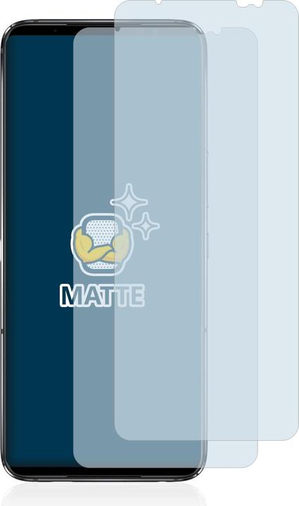 Actual product image BROTECT Anti-glare screen protector matt (2 Piece, Asus ROG Phone 6)