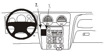 Actual product image Brodit 853467 Car mount GMC Envoy