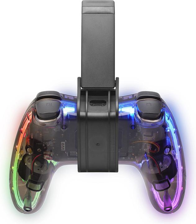 Actual product image Mars Gaming Manette De Jeu Sans Fil Mgp-Bt RGB (Transparent) (PS3)
