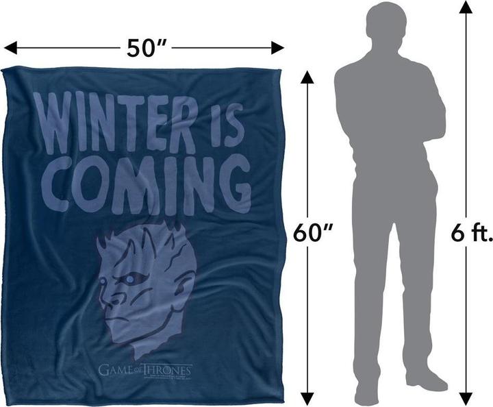Image du produit Game of Thrones - Couverture WINTER IS COMING (152 x 127 cm)