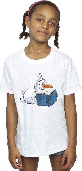 Image du produit Disney - T-shirt FROZEN OLAF READING - Fille (104)