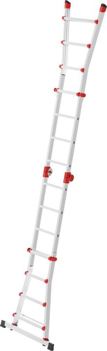 Productafbeelding Hailo M80, aluminium multifunctionele ladder, 4x4 sporten (Multifunctionele ladder, 123 cm)