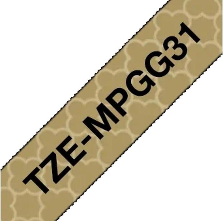 Actual product image Brother Tze-Mpgg31 (1.20 cm, Gold)