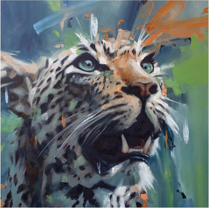 Actual product image Frank Pretorius Leopard pattern (60 x 60 cm)