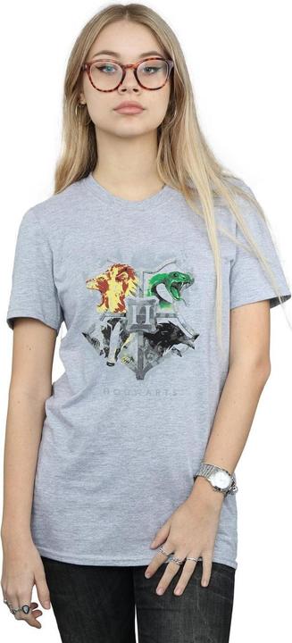 Immagine prodotto Hogwarts Painted Crest Maglietta Ampia Donna (3XL)