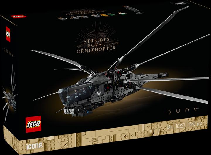 Actual product image LEGO Dune Atreides Royal Ornithopter (10327, LEGO Icons)