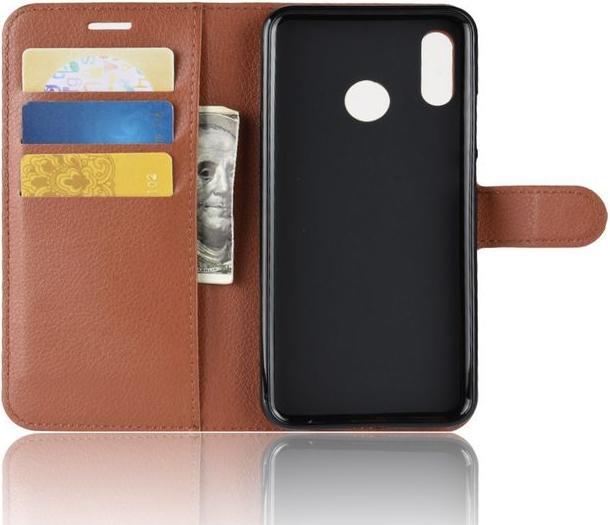 Produktbild MU Classic Litchi Leder Bookcover Series (Huawei P Smart+)