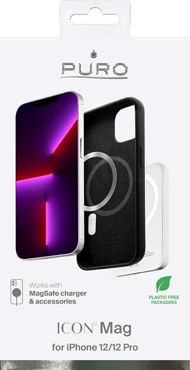 Produktbild Puro Case ICON MAG MagSafe for Apple iPhone 12/12 Pro (Black) (Realme 12 Pro+, Apple iPhone 12)