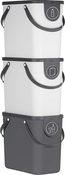 Produktbild Rotho Mülleimer ALBULINO, 25L, weiss sp. (25 l)