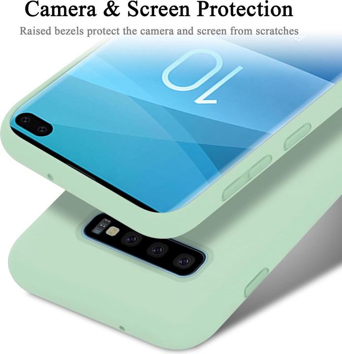 Actual product image Cadorabo TPU Liquid Silicone Case Cover (Samsung Galaxy S10+)