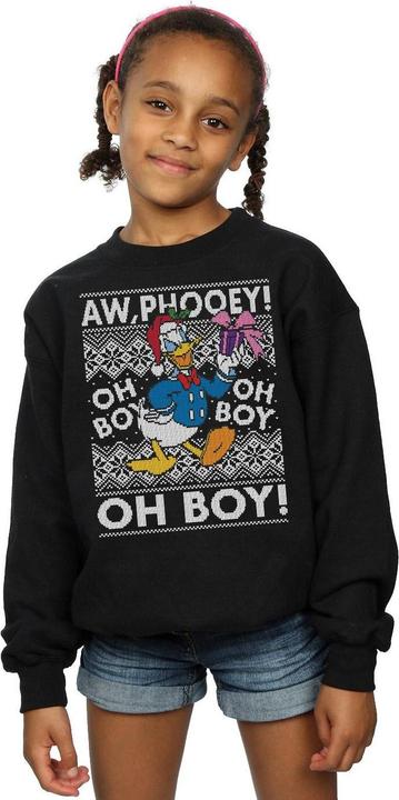 Immagine prodotto Disney Donald Duck Christmas Fair Isle Felpa Ragazze (116)