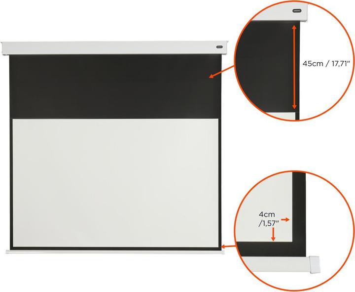 Actual product image Celexon Motor screen Battery V2.0 Motor Pro Plus 200x113 cm 16:9 (90.35", 16:9)