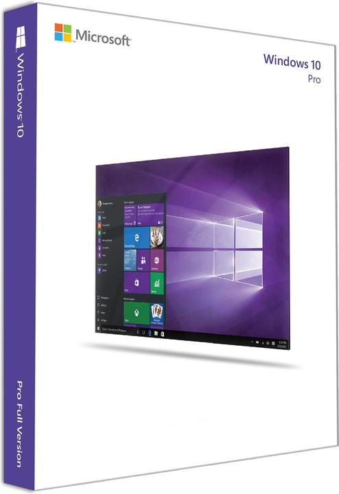 Actual product image Microsoft Windows 10 Pro (1 User, unlimited)